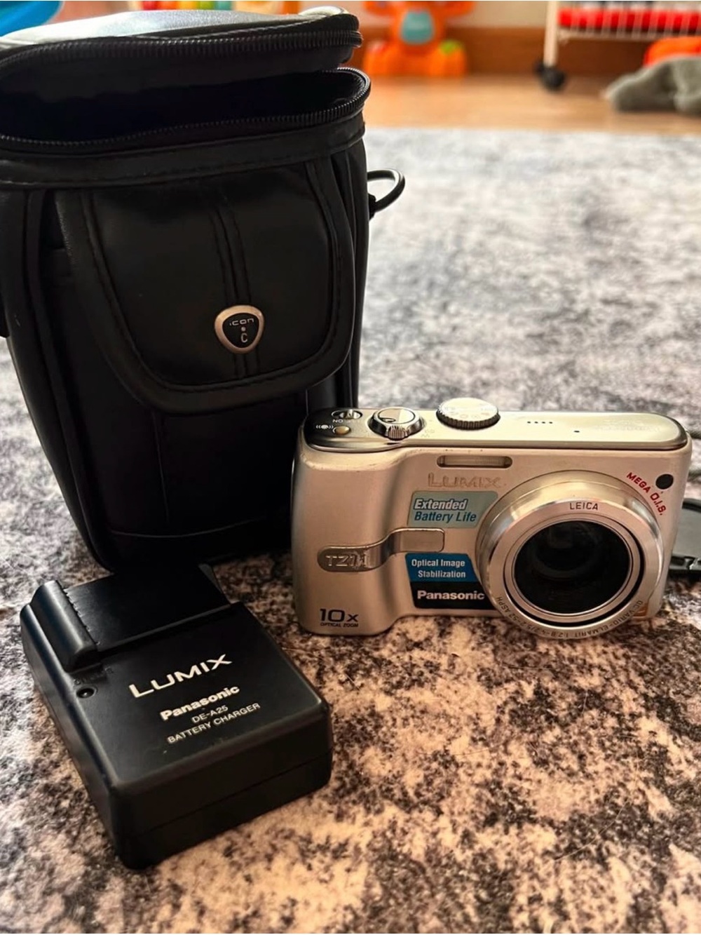 Panasonic Lumix Silver Compact Digital Camera - 10x Optical Zoom